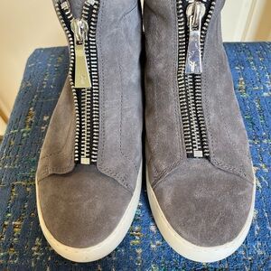 Frye suede Lena Zip High Top-size 9